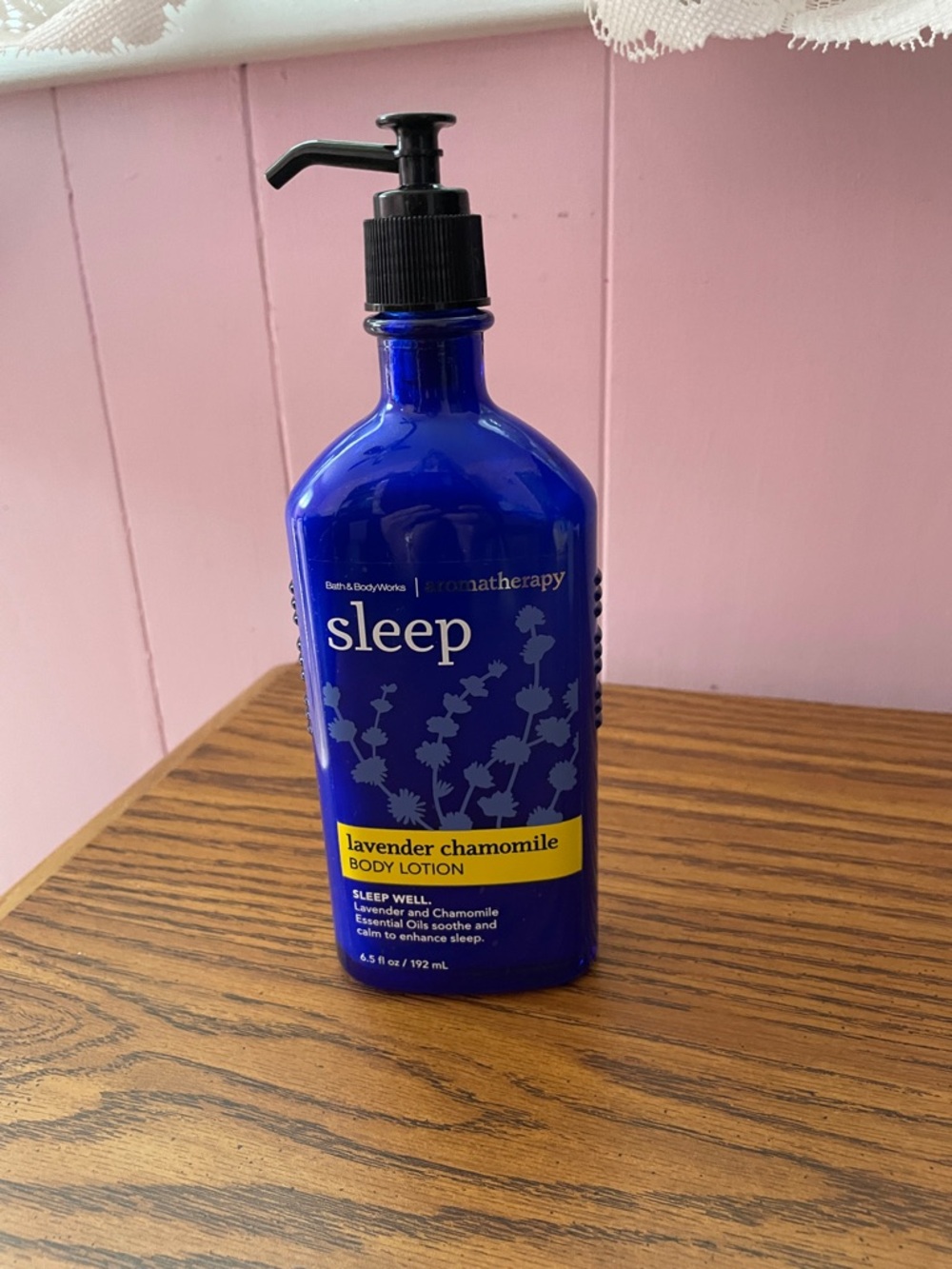 Bath & Body Works Sleep Lavender Chamomile Body Lotion - Blue with Yellow Label